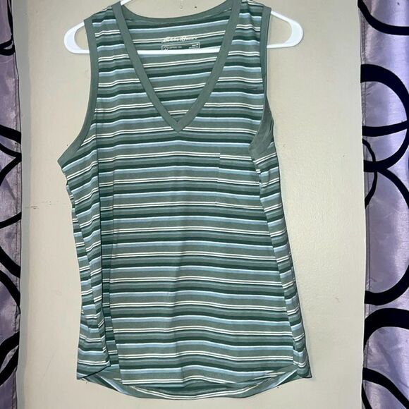 Eddie Bauer Women’s Myriad V-Neck Pocket Tank Size Medium - Picture 1 of 6